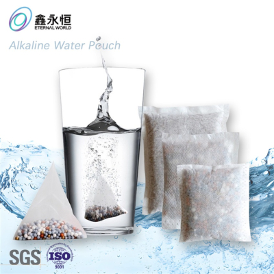 pochette filtrante pour eau alcaline