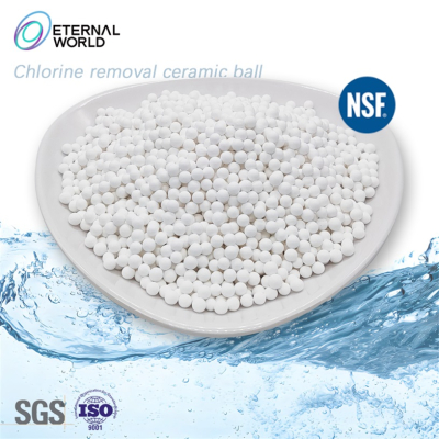 Boules en céramique de sulfite de calcium