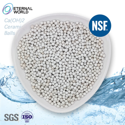 boules d&#39;hydroxyde de calcium