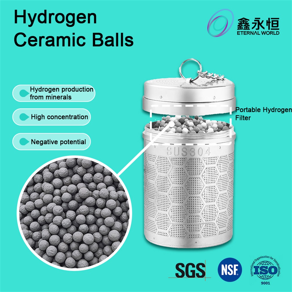 hydrogen rich ceramic ball