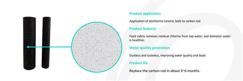 塩素除去セラミックボール Chlorine Removal Ceramic Balls