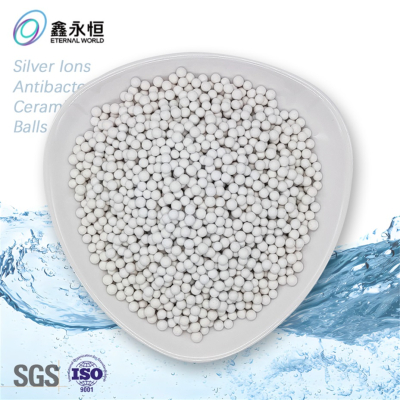 Billes en céramique antimicrobiennes