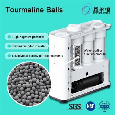 perles de tourmaline 4 mm