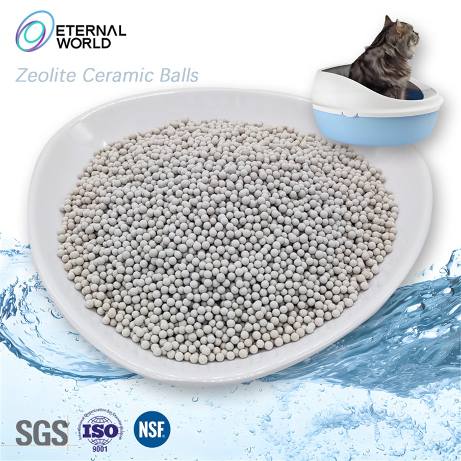 zeolite ceramic balls for cat litter