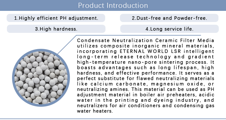 acid water neutralizing granules