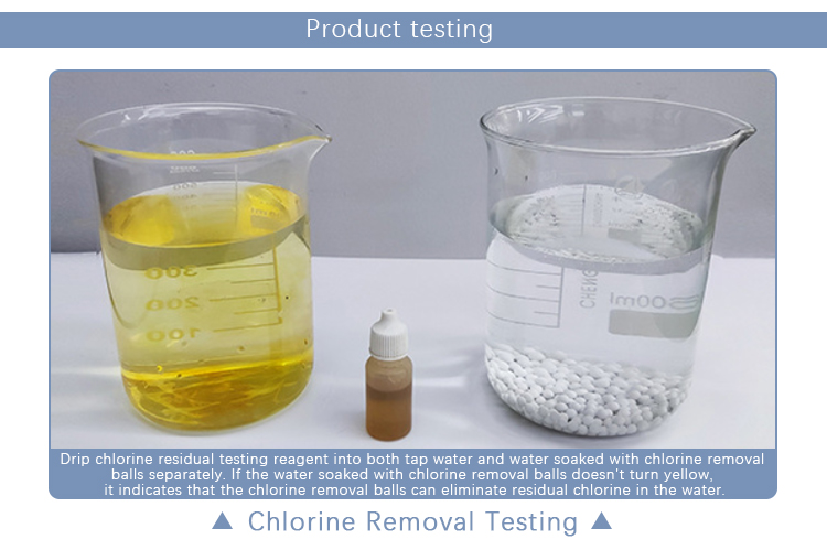 dechlorination ceramic balls test