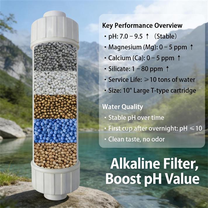 Filterkartusche für alkalisches Wasser Filterkartusche für alkalisches Wasser