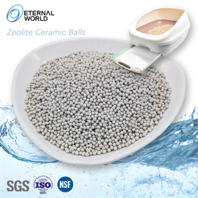 billes en céramique de zéolite