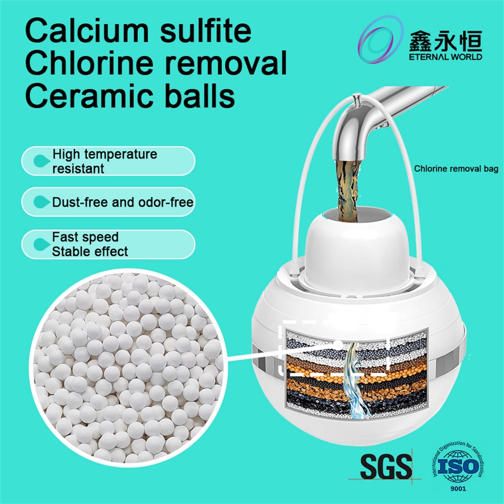 calcium sulfite chlorine remover ceramic balls