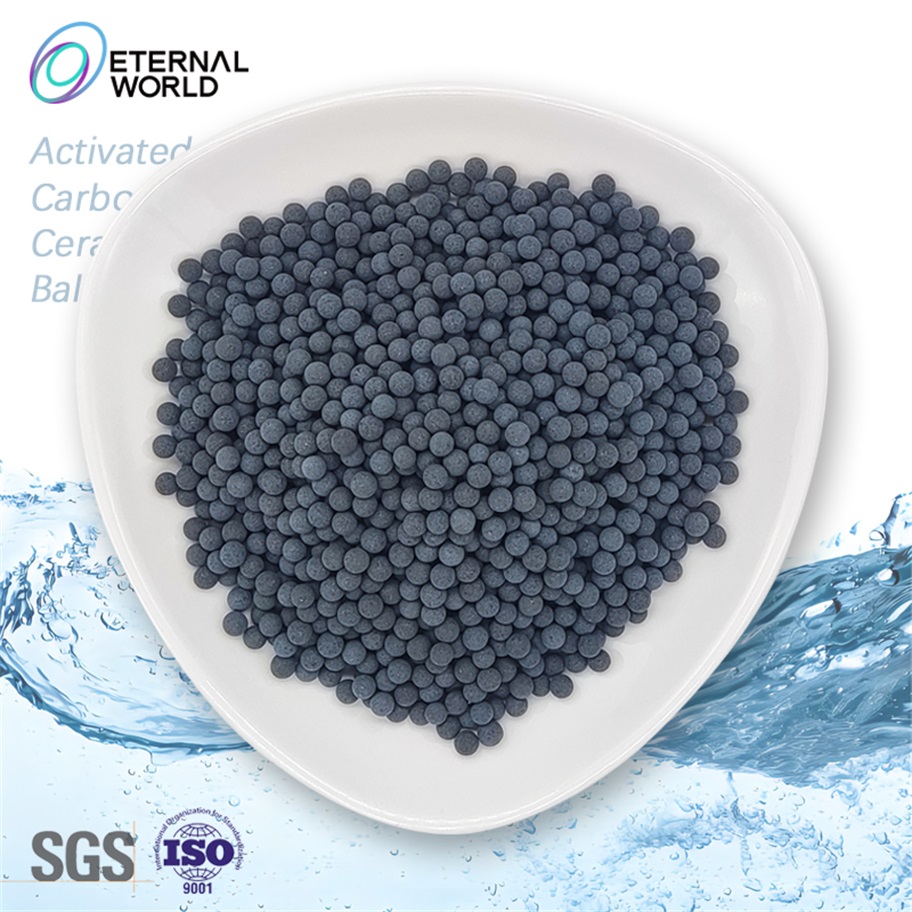 billes en céramique de charbon actif